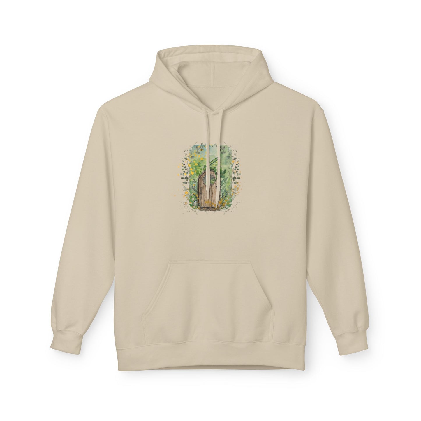 Nature-Inspired Dragon Unisex Fleece Hoodie, Cozy Wear, Outdoor Apparel, Eco-Friendly Gift, Perfect for Hiking, Casual Look