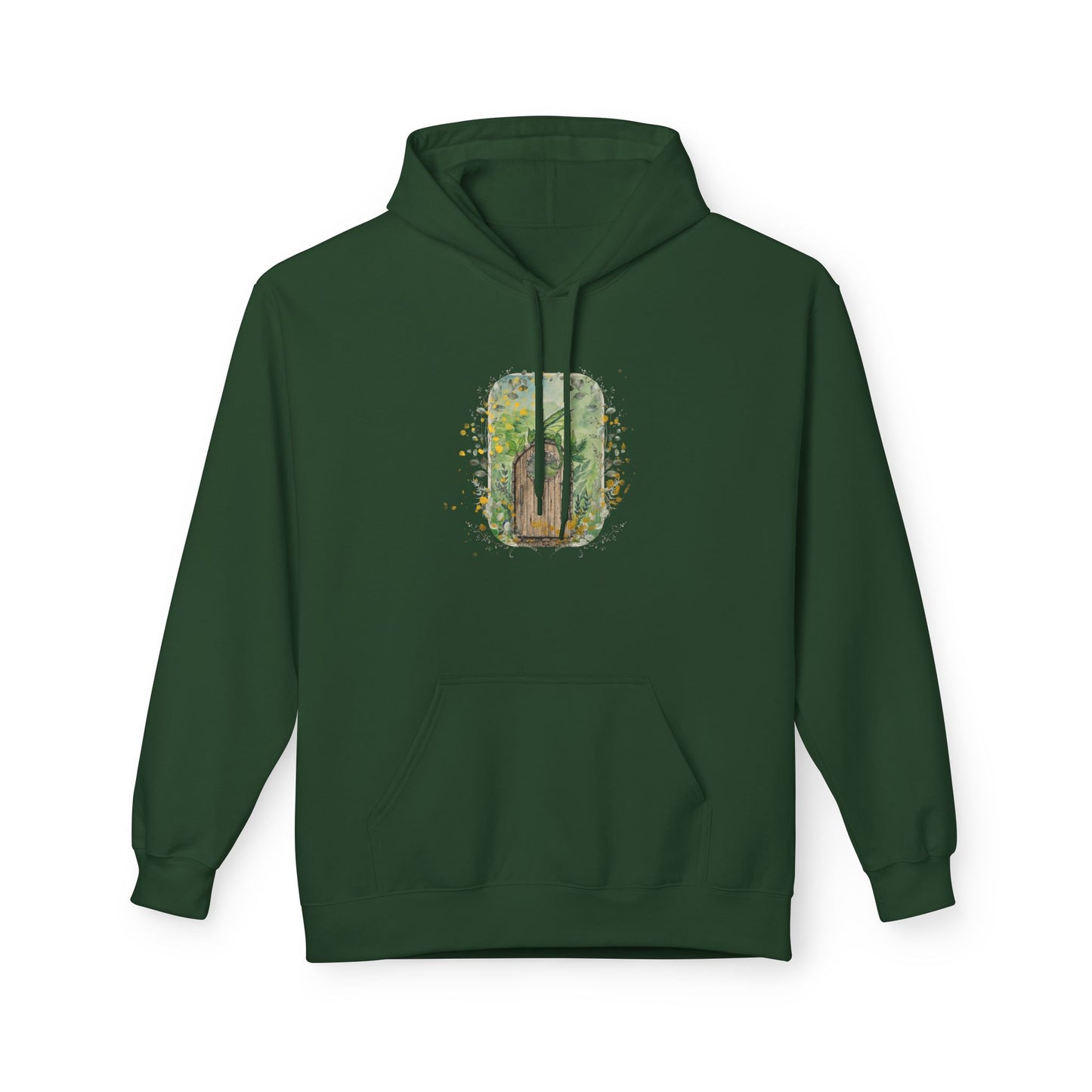 Nature-Inspired Dragon Unisex Fleece Hoodie, Cozy Wear, Outdoor Apparel, Eco-Friendly Gift, Perfect for Hiking, Casual Look