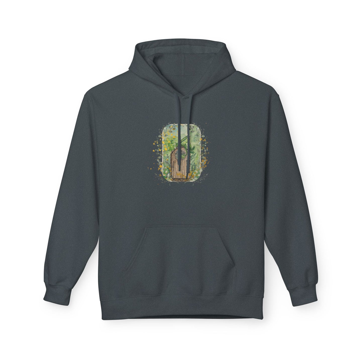 Nature-Inspired Dragon Unisex Fleece Hoodie, Cozy Wear, Outdoor Apparel, Eco-Friendly Gift, Perfect for Hiking, Casual Look