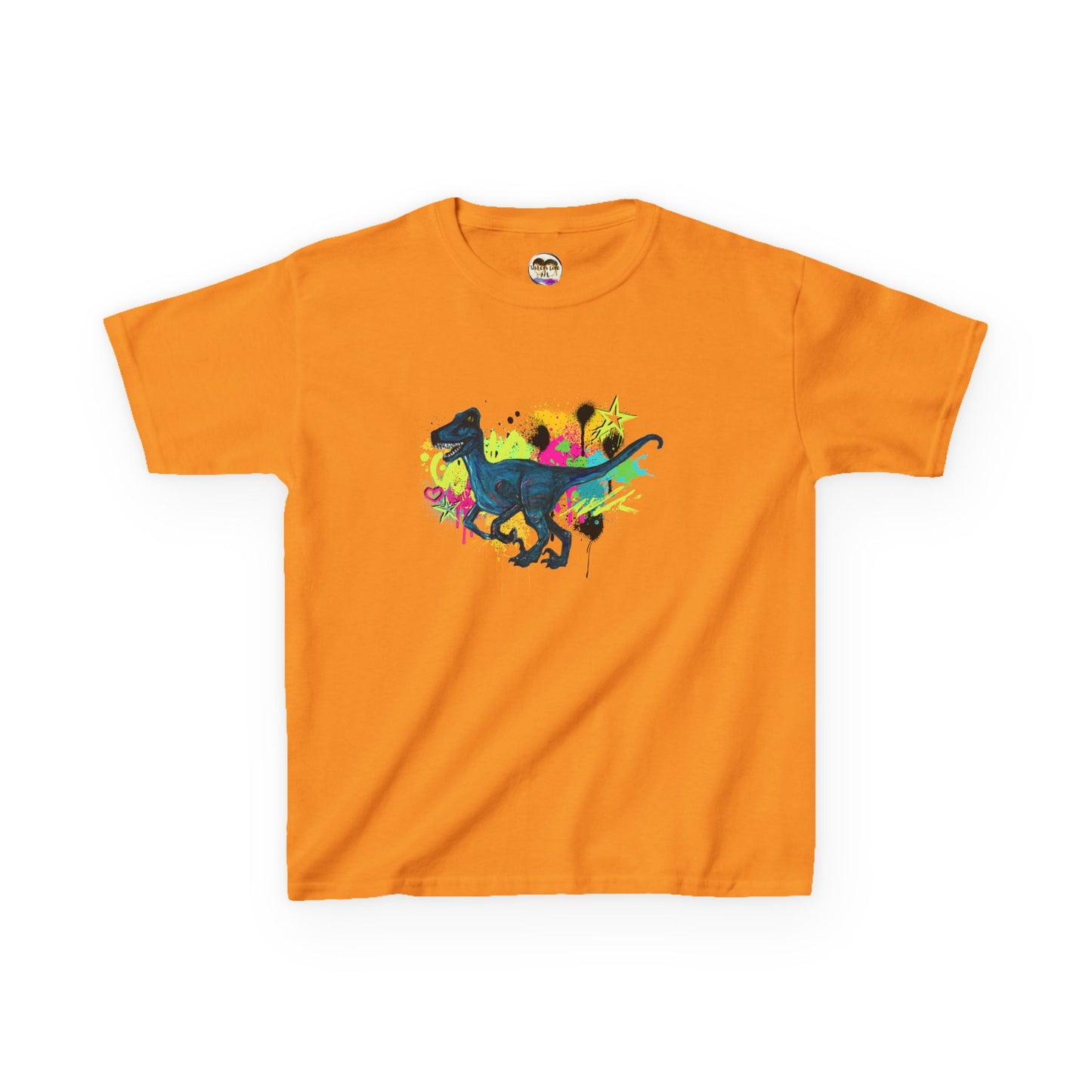 Raptor Dinosaur Adventure Kids Tee, Fun Kids T-Shirt, Colorful Dino Shirt, Gift for Boys and Girls, Birthday Gift