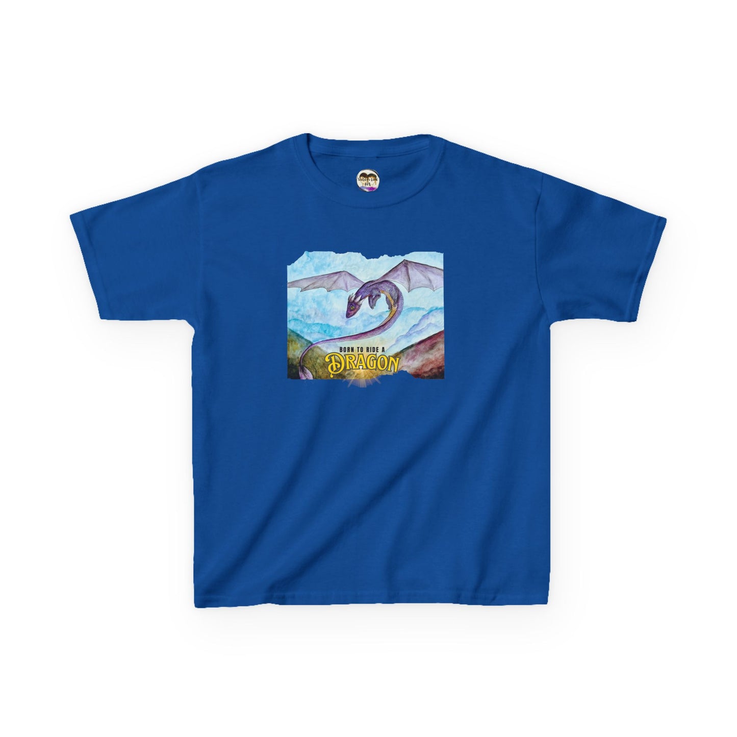 Fantasy Dragon Kids Tee, Born to Ride a Dragon