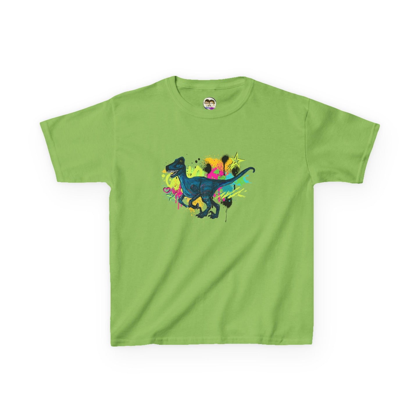 Raptor Dinosaur Adventure Kids Tee, Fun Kids T-Shirt, Colorful Dino Shirt, Gift for Boys and Girls, Birthday Gift