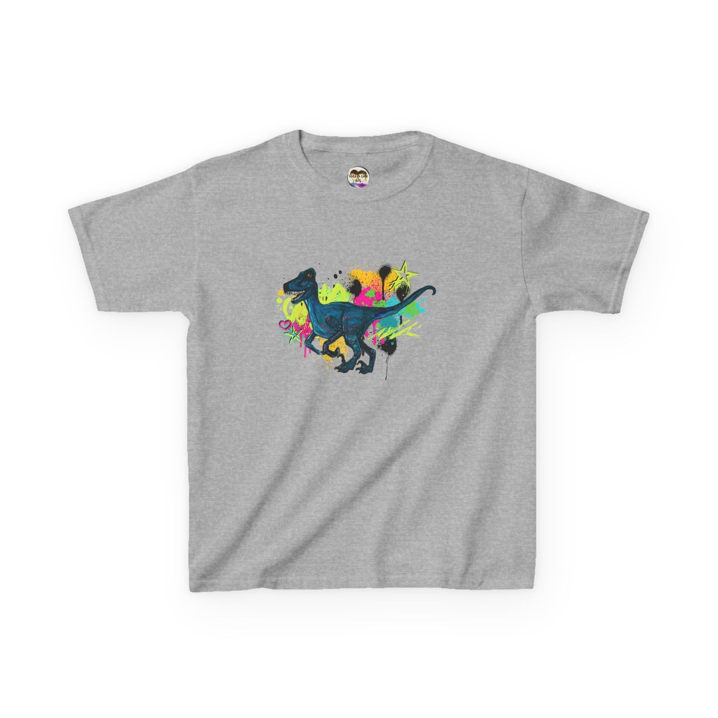 Raptor Dinosaur Adventure Kids Tee, Fun Kids T-Shirt, Colorful Dino Shirt, Gift for Boys and Girls, Birthday Gift