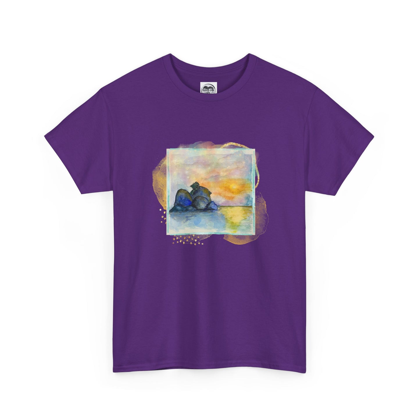 Sunset Dragon Unisex Tee, Unique Gift for Fantasy Lovers, Eco- Friendly Fashion