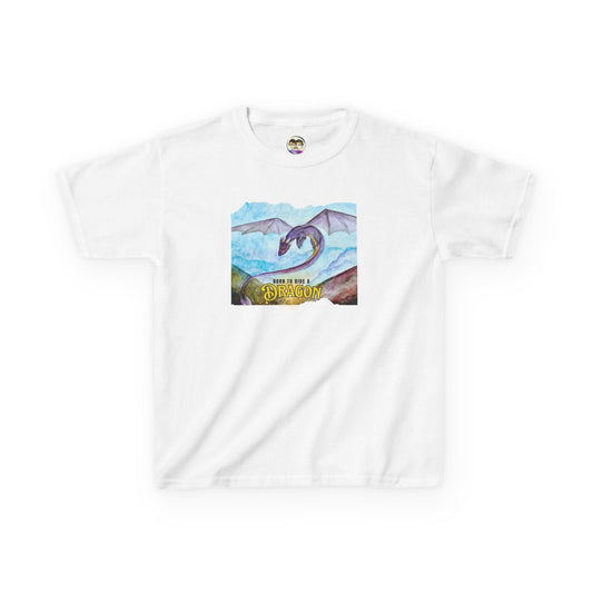 Fantasy Dragon Kids Tee, Born to Ride a Dragon