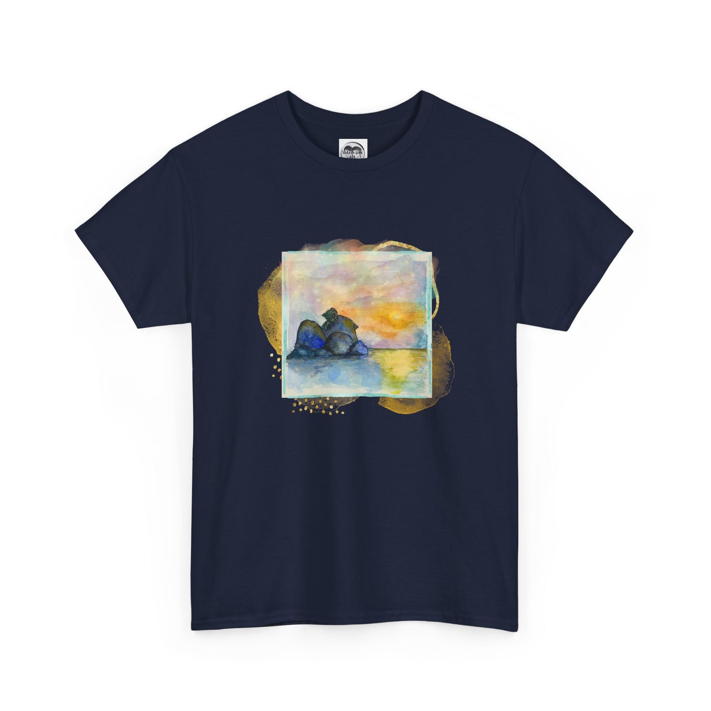 Sunset Dragon Unisex Tee, Unique Gift for Fantasy Lovers, Eco- Friendly Fashion