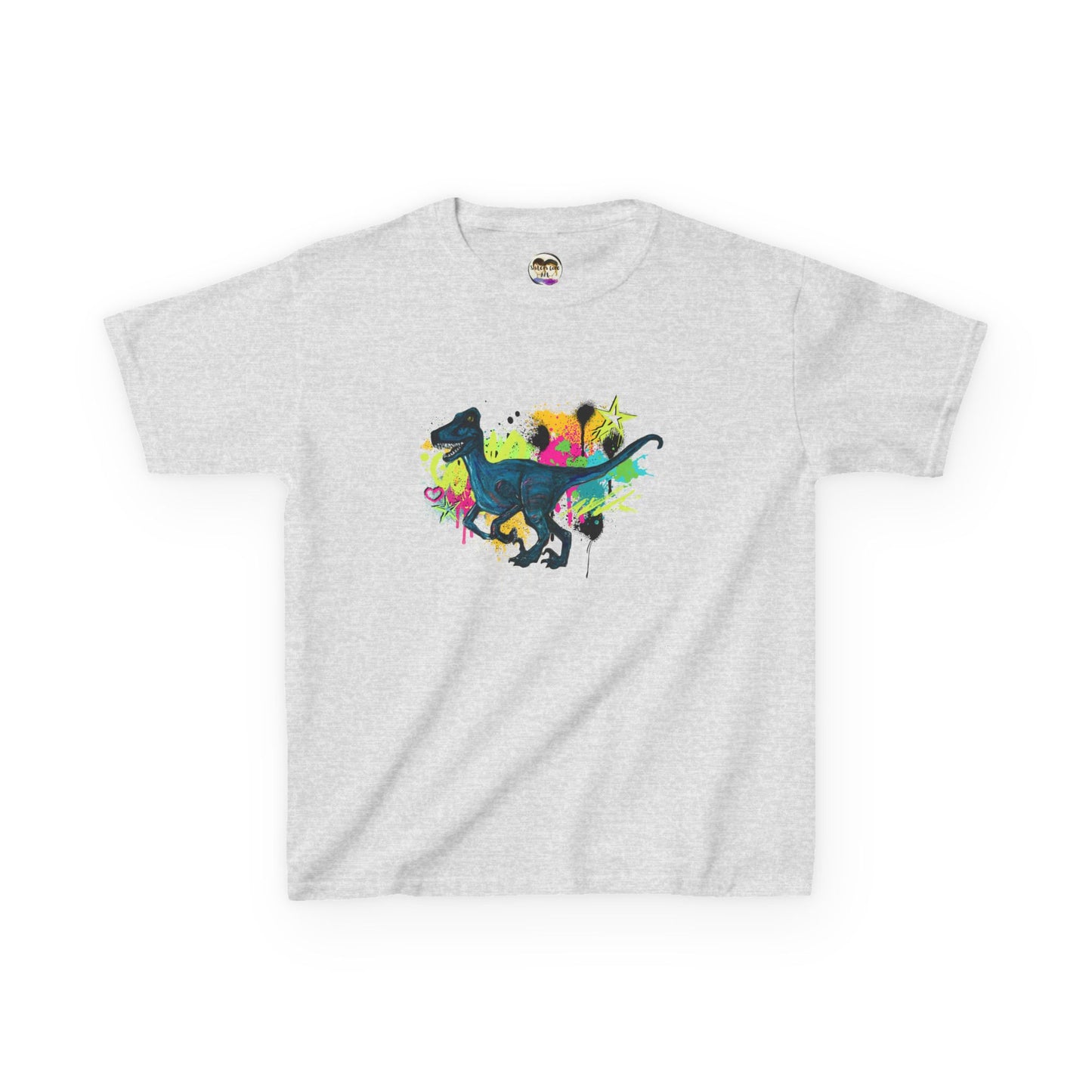 Raptor Dinosaur Adventure Kids Tee, Fun Kids T-Shirt, Colorful Dino Shirt, Gift for Boys and Girls, Birthday Gift