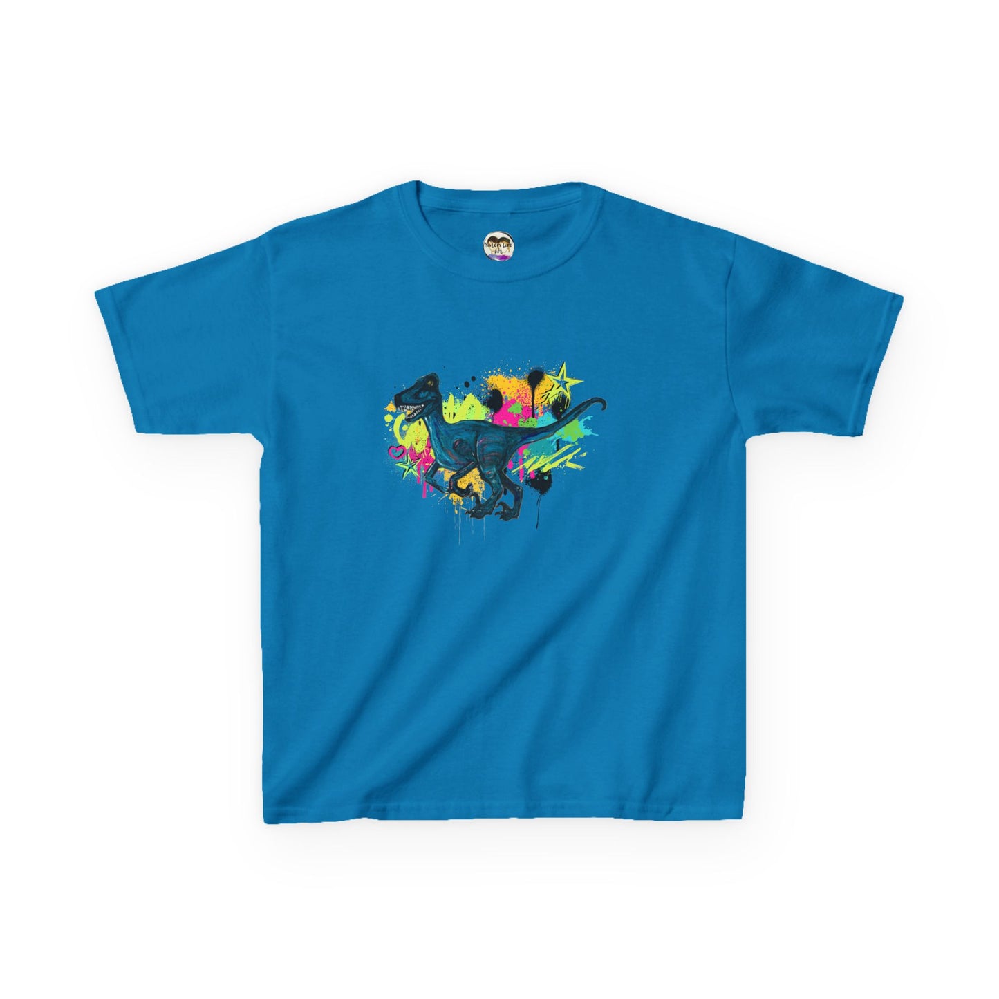 Raptor Dinosaur Adventure Kids Tee, Fun Kids T-Shirt, Colorful Dino Shirt, Gift for Boys and Girls, Birthday Gift