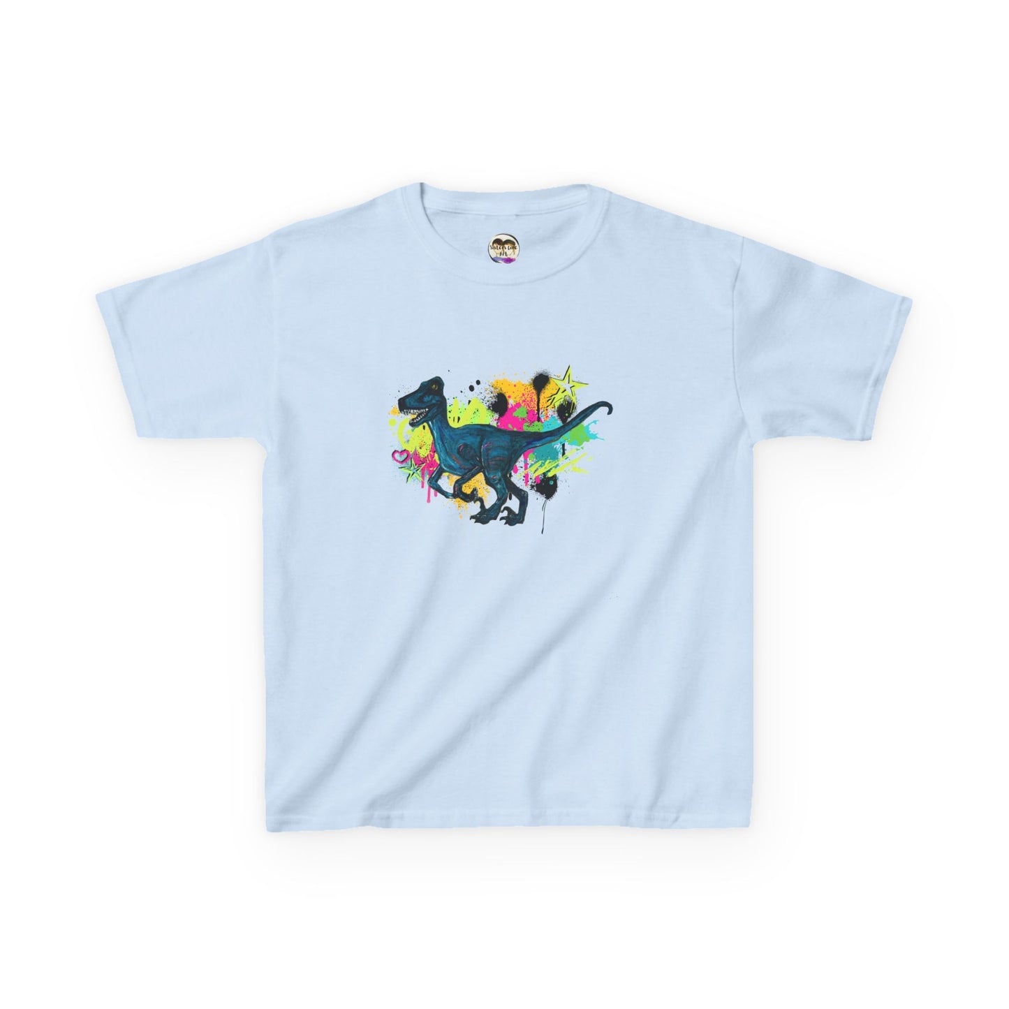 Raptor Dinosaur Adventure Kids Tee, Fun Kids T-Shirt, Colorful Dino Shirt, Gift for Boys and Girls, Birthday Gift